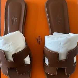 Hermes Oran Sandal Size 37/7